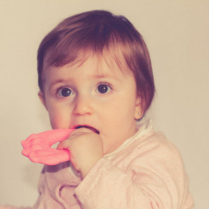 Strawberry teether for baby