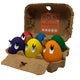 Rainbow OVO Original Egg 6- Set - Natural Rubber Toys