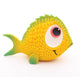 Yellow Sensory Bathtime Fish - Natural Rubber Toys
