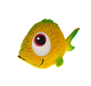 Yellow Sensory Bathtime Fish - Natural Rubber Toys